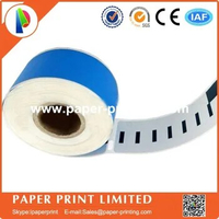 50 Rolls Dymo 99012 Blue Label 36mm x 89mm, 260 Label/Roll Compatible for LabelWriter 450Turbo Printer