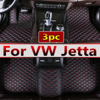 Car Floor Mats For Volkswagen VW Jetta Bora A4 1999~2004 Rug pet Auto Interior Parts Pad Luxury Leather Mat Accessories