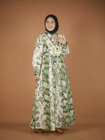 Rizkya Batik Dress Jasko 3 Lawasan + Masker
