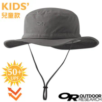 【美國 Outdoor Research】兒童款 Helios Sun Hat UPF50+ 抗紫外線透氣防曬大盤帽子/279929 錫灰