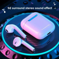 ZIYAO i12 TWS Earbuds Bluetooth Sport Wireless Headphones dengan Pembatalan Bunyi untuk iPhone OPPO