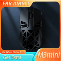 M3mini Wireless Mouse Magnesium Alloy 2.4g Three-Mode E-Sports Game Mouse 4k Light Weight Mouse For Win/Mac/Ios Office Computer