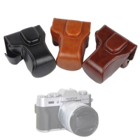 Camera Bag for Fuji Fujifilm X-T10 XT10 X-T20 XT20 PU Leather Camera Protector Case Bag Top Black Brown Coffee