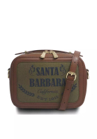 Santa Barbara Polo &amp; Racquet Club Santa Barbara Polo &amp; Racquet Club Microfiber Trimmed Canvas Sling Bag