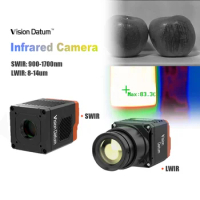 LWIR Infrared camera 8-14um thermal Infrared swir 900-1700nm short wave Line Scan Hyperspectral Camera for Machine Vision