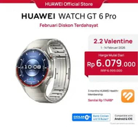 【2.2 | Diskon s/d 700RB】HUAWEI WATCH GT 6 Series Smartwatch l Golf & Diving* l Running & Cycling l 2