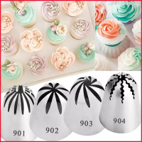 Laura65shop หัวบีบครีมเค้กไซส์ใหญ่พิเศษ 901,902,903,904