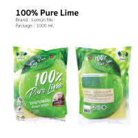 น้ำมะนาวแป้นคั้นสด 100% แช่แข็ง ตราเลมอน มี ขนาด 1,000 กรัม | Pure Lime Juice Frozen – Lemon Me Farm