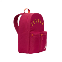 【NIKE 耐吉】包包 Jordan 男女款 桃紅 橘 後背包 筆電包 雙肩背 隔層 側邊水壺袋 喬丹(JD2333007AD-002)