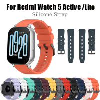 สายซิลิโคน อย่างเป็นทางการ สำหรับ Redmi Watch 5 Active สมาร์ทวอทช์ สำหรับ Xiaomi Redmi Watch 5 Lite