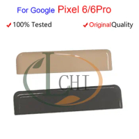 New For Google Pixel 6 Pro Rear Cover Glass Strips Replacement Parts Battery Back Cover Glass Strips