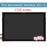 New 12.3" For Microsoft Surface Pro 4 (1724) LTN123YL01-001 LCD Screen with touch digitizer Assembly