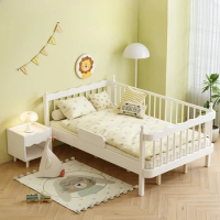 Elegant Modern Bed Childrens Girls Queen Size Bed Loft Comferter Cama Infantil Kinderbett Bedroom Set Furniture