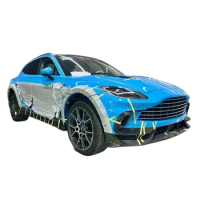 Suitable for Aston Martin DBX upgrade carbon fiber M-style body kit front lip side skirt rear lip wheel eyebrow tail wing