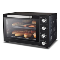Wholesale Metal 60L Large Toaster Oven Barbecue Factory Cheap Price Baking Electric Mechanical Home Kitchen Oven