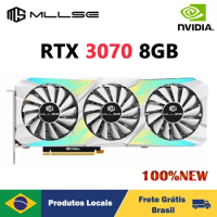 MLLSE Graphics Card RTX 3070 8GB Placa De Video NVIDIA GPU 12Pin GDDR6 256bit HDMI*1 DP*3 PCI Express 4.0 x16 rtx 3070 8gb