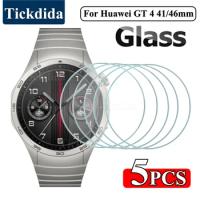 5PCS Tempered Glass for Huawei Watch GT 4 46mm 41mm Screen Protector Film Anti-Scratch for Huawei GT 4 GT4 Watches Accessories