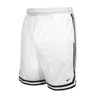 NIKE 男籃球短褲-5分褲 慢跑 訓練 DRI-FIT FN2652-100 白黑