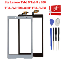 For Lenovo Tab3 8 Tab 3 8 850 TB3-850 TB3-850F TB3-850M 8 Touch Screen Digitizer Sensor Glass Touch Panel Replacement