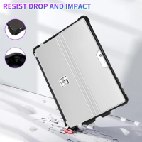 For Microsoft Surface Pro 7 Plus Pro7 Pro6 Pro5 Pro4 LTE All-in-One Rugged Cover Case with Pen Holde