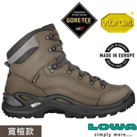 【LOWA】女 歐洲製造 RENEGADE GTX 中筒防水透氣多功能健行鞋(寬楦)登山鞋_LW320968-0925 淺棕