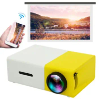 Mini Projector Portable Home Theater Projector 1080P Full HD Led Movie Projector With Build-in Speaker For Home Theater Phone