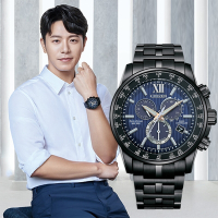 CITIZEN 星辰 廣告款 亞洲限定 光動能全球電波計時手錶 母親節送禮首選 CB5885-85L