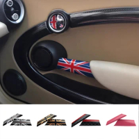 Union Jack Car Interior Door Handle Knob Cover Modified Parts For Mini Cooper S JCW Clubman R55 R56 R58 R59 Styling Accessories