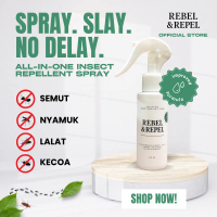 Rebel & Repel | Cairan Pengusir Anti Serangga Semut Lalat Nyamuk Kecoa (Insektida) Pembasmi Ampuh Or