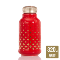 乾唐軒活瓷 | 財福一手瓶 / 小 / 單層 / 2色 320ml-中國紅