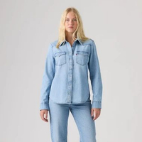 Levi'sยฎ Women's Heritage Western Denim Shirt (007WT-0005) M