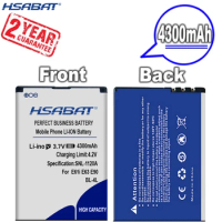 New Arrival [ HSABAT ] 4300mAh BP-4L Replacement Battery for Nokia E61i E63 E90 E95 E72 E52 E71 6650F N810 N97