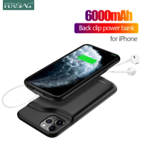 6000mAh External Battery Charger Case For iPhone X XS XR 11 Pro Max Power Bank Backup Charger Cover for iPhone 6 7 8 Plus SE2