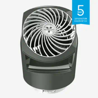 Vornado Flippi V10 Personal Oscillating Fan, 9.75", Graphite Gray