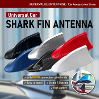 Universal Car Shark Fin Carbon Antenna Car Radio FM/AM Signal Antenna Accessories Automotive