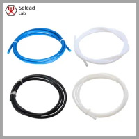 Seleadlab 1/5/10M Clear White PTFE Tube ID 2 3mm OD4mm For 3D Printer Parts Bambu Lab X1C/P1P/P1S Voron 2.4 Trident