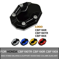 For HONDA CBF190TR CBF190R CBF190X Motorcycle CNC Side Stand Extension Enlarge &amp; Support Kickstand Column auxiliary
