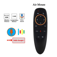 G10S Air Mouse Voice Remote Control 2.4G Wireless Gyroscope for H96 MAX X88 PRO HK1 Q5 Android TV Box X96 DQ03 H98 mini tv stick