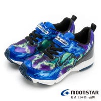 MOONSTAR 月星 童鞋究極系列-2E寬楦閃電競速鞋(藍)