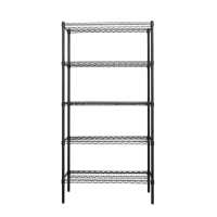 【dayneeds 日需百備】荷重型 90x45x180公分烤漆五層架(鐵力士架/收納層架/層架/鐵架)
