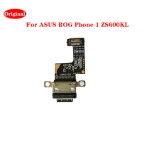 Original For ASUS ROG Phone 1 ZS600KL USB Charging Port Dock Socket Type-C Mainboard Connector Flex Cable Replacement Parts