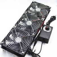 พัดลมระบายความร้อน ตู้คอมพิวเตอร์ 12CM/220V หม้อน้ำระบายความร้อนด้วยน้ำ เหมาะสำหรับเซิร์ฟเวอร์ 12025