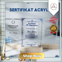 Pusat CERTIFICATE CUSTOM AKRILIK/PIAGAM ACRYLIC/PLAKAT CUSTOM/ACRYLIC BERKUALITAS plakat pusat