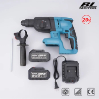 18V 10000BPM Brushless Cordless Rotary Hammer Drill Rechargeable Function Electric Hammer Impact Drill For 18V Makita Battery