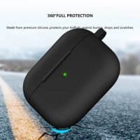 Silicone Case For Airpods 3 rd generation Protective Cases Bluetooth-Compatible Headset Case Anti Drop Anti Loss Protective Case