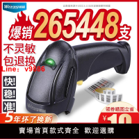 【台灣公司 可開發票】維融掃描槍無線二維掃碼器機微信支付寶款收銀醫藥煙草手持超市物流快遞出入庫盤點條形碼有線巴把搶儀掃描器