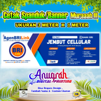 Spanduk Banner Agen Brilink Ukuran 300 cm x 100 cm