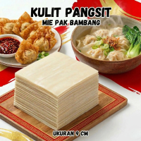 Kulit Pangsit 9 cm Isi 100 Lembar Halal Tipis Lembut Untuk Pangsit Goreng dan Pangsit Kuah
