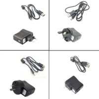 wall USB Charger& sync data Cable For CASIO Exilim Camera EX-ZR500 ZR510 ZR410 for AD-C53U charger E