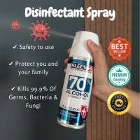 KLEENSO Anti-Bacterial Air Disinfectant Spray 450ml 70% Alcohol Aerosol Sanitizer Spray